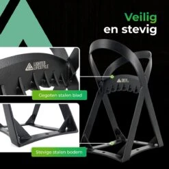 Lighted Lifestyle™| Houtklover Voor Aanmaakhout Incl. Kloofhamer - Houtsplijter - Houtkliever - Snel Haardhout - Gietijzer - Incl. Schroeven -Tuinbenodigdheden Bevordering 1200x1200 493