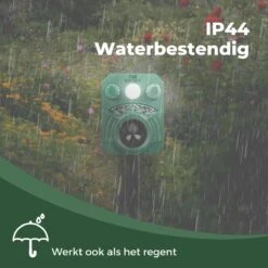 Dentools Ultrasone Kattenverjager 110 Graden - Ongedierte Verjager - Ongediertebestrijding - Zonneenergie - Groot Bereik - Oplaadbaar -Tuinbenodigdheden Bevordering 1200x1200 528
