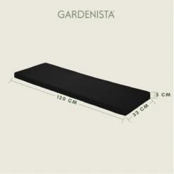 Gardenista Tuinbank Kussen - Bank Meubilair Buiten 2-zitter ZitKussen - Bankkussen Voor Tuin - Zitkussen Voor Tuinbank - Zachte En Lichtgewicht Waterbestendig Materiaal -Tuinbenodigdheden Bevordering 1200x1200 569