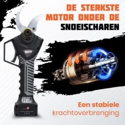 Reichlër® Elektrische Snoeischaar - 40 Mm Snijdiameter - 2x Accu - Anti-cut Functie - Heggenschaar - Takkenschaar - Zwart 15 Reichlër® Elektrische Snoeischaar - 40 Mm Snijdiameter - 2x Accu - Anti-cut Functie - Heggenschaar - Takkenschaar - Zwart -Tuinbenodigdheden Bevordering 1200x1200 6