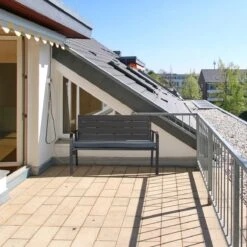 Relaxdays Tuinbank Met Kussen - 2 Zits Buitenbank Metaal - Balkonbank Kunststof - Voortuin -Tuinbenodigdheden Bevordering 1200x1200 633