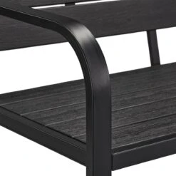 Relaxdays Tuinbank Met Kussen - 2 Zits Buitenbank Metaal - Balkonbank Kunststof - Voortuin -Tuinbenodigdheden Bevordering 1200x1200 635