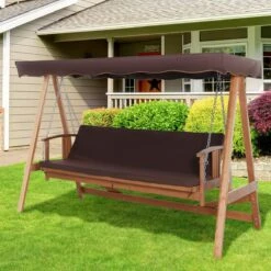 Outsunny Hollywoodschommel Hout Tuinschommel Schommelbank Ligfunctie 3 Personen 84A-185 15 Outsunny Hollywoodschommel Hout Tuinschommel Schommelbank Ligfunctie 3 Personen 84A-185 -Tuinbenodigdheden Bevordering 1200x1200 647