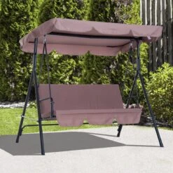 Outsunny Hollywoodschommel 3-zits Tuinschommel Schommelbank Met Dak 3 Kleuren 84A-054 15 Outsunny Hollywoodschommel 3-zits Tuinschommel Schommelbank Met Dak 3 Kleuren 84A-054 -Tuinbenodigdheden Bevordering 1200x1200 666