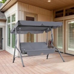 Merkloos Casaria Hollywood Schommel - Antraciet - Incl. Zonnekap 14 Merkloos Casaria Hollywood Schommel - Antraciet - Incl. Zonnekap -Tuinbenodigdheden Bevordering 1200x1200 670