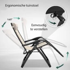 Sens Design Tuinstoel - Ligstoel Tuin - Beige -Tuinbenodigdheden Bevordering 1200x1200 709