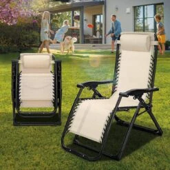 Sens Design Tuinstoel - Ligstoel Tuin - Beige -Tuinbenodigdheden Bevordering 1200x1200 712