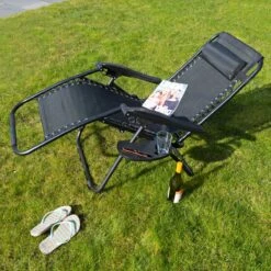 Luxe Ligstoel Met Hoofdsteun & Voetsteun - Verstelbare Rugleuning - Zonnebed Relaxstoel Voor Tuin/Terras/Strand/Balkon/Zwembad/Camping - Inklapbaar - Weerbestendig - Zwart 17 Luxe Ligstoel Met Hoofdsteun & Voetsteun - Verstelbare Rugleuning - Zonnebed Relaxstoel Voor Tuin/Terras/Strand/Balkon/Zwembad/Camping - Inklapbaar - Weerbestendig - Zwart -Tuinbenodigdheden Bevordering 1200x1200 760
