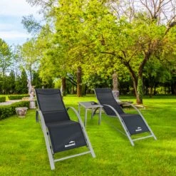 MaxxGarden Ligbed Set - 2 Stuks Zwart - Met Tafel - Sun Loungers - Loungebed 15 MaxxGarden Ligbed Set - 2 Stuks Zwart - Met Tafel - Sun Loungers - Loungebed -Tuinbenodigdheden Bevordering 1200x1200 776