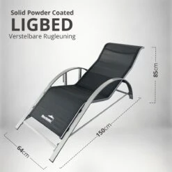 MaxxGarden Ligbed Set - 2 Stuks Zwart - Met Tafel - Sun Loungers - Loungebed 17 MaxxGarden Ligbed Set - 2 Stuks Zwart - Met Tafel - Sun Loungers - Loungebed -Tuinbenodigdheden Bevordering 1200x1200 777