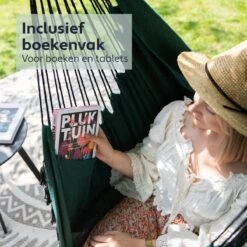Vita5 XXL Hangstoel | Binnen&Buiten Hangnest | Incl. 2 Kussens En Boekenvak | Volwassenen&Kinderen | Hangmatstoel Tot 225kg | Donkergroen 17 Vita5 XXL Hangstoel | Binnen&Buiten Hangnest | Incl. 2 Kussens En Boekenvak | Volwassenen&Kinderen | Hangmatstoel Tot 225kg | Donkergroen -Tuinbenodigdheden Bevordering 1200x1200 819