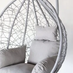 Egg Hangstoel Roundabout Grijs -Tuinbenodigdheden Bevordering 1200x1200 862