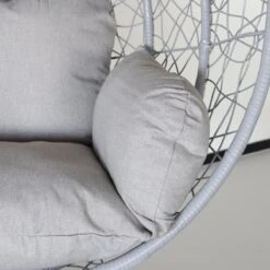 Egg Hangstoel Roundabout Grijs -Tuinbenodigdheden Bevordering 1200x1200 863