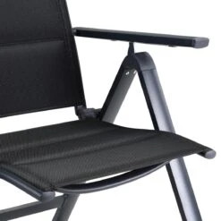 Casaria Tuinstoel Aluminium - 2 Stuks Inklapbaar - Antraciet -Tuinbenodigdheden Bevordering 1200x1200 881