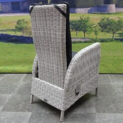 Menorca Dining Tuinstoel Verstelbaar Wit Grijs -Tuinbenodigdheden Bevordering 1200x1200 886