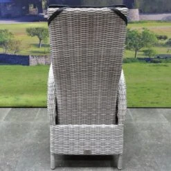 Menorca Dining Tuinstoel Verstelbaar Wit Grijs -Tuinbenodigdheden Bevordering 1200x1200 887