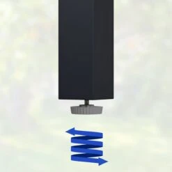 Casaria – Tuintafel – Aluminium – 90x90x75cm –Antraciet -Tuinbenodigdheden Bevordering 1200x1200 916