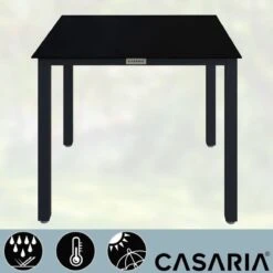 Casaria – Tuintafel – Aluminium – 90x90x75cm –Antraciet -Tuinbenodigdheden Bevordering 1200x1200 919