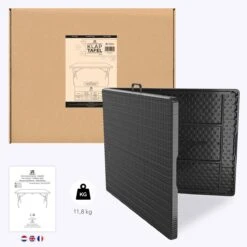 LifeGoods Klaptafel - Inklapbaar - 180 Cm - 6 Tot 8 Personen - Zwart 18 LifeGoods Klaptafel - Inklapbaar - 180 Cm - 6 Tot 8 Personen - Zwart -Tuinbenodigdheden Bevordering 1200x1200 926