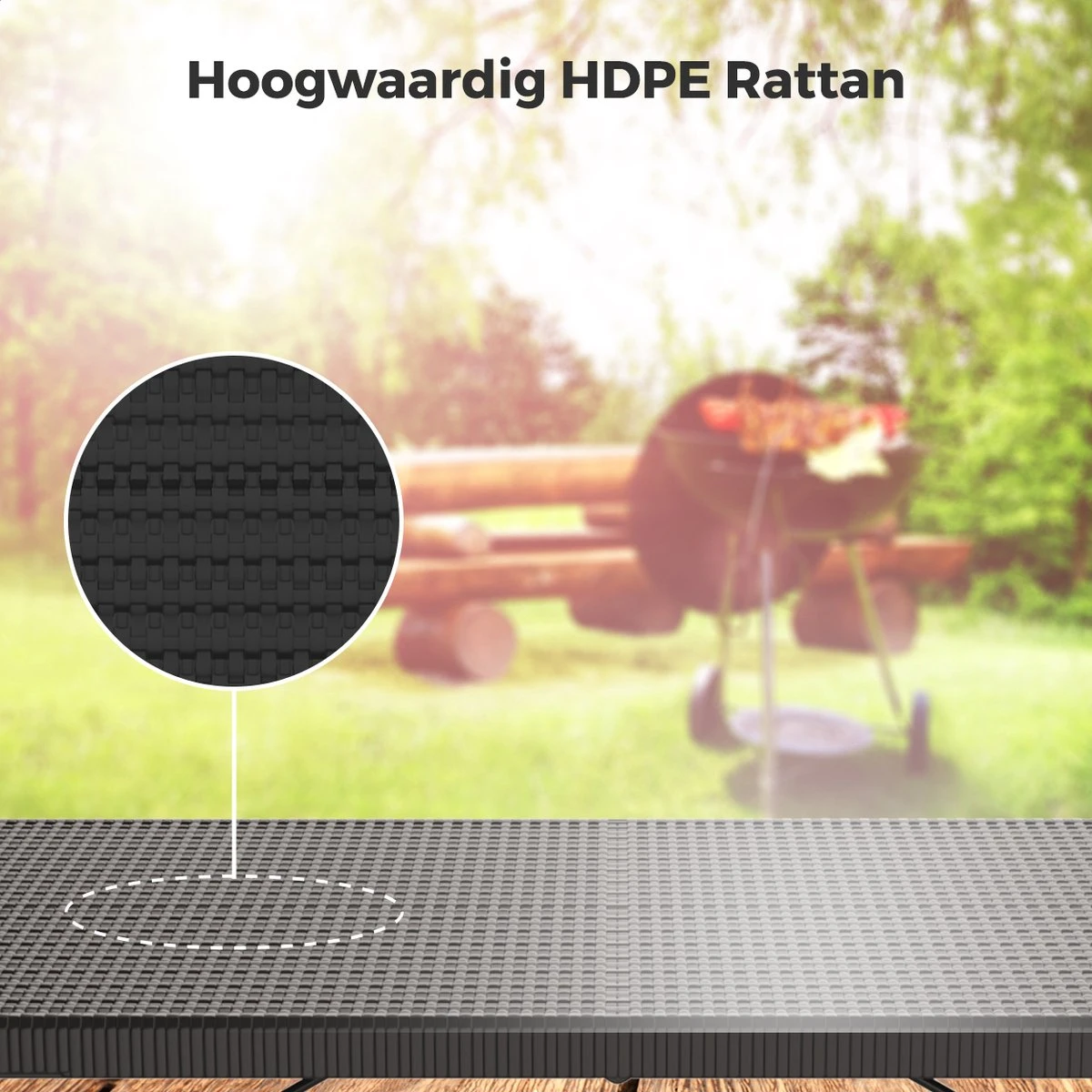 LifeGoods Klaptafel - Inklapbaar - 180 Cm - 6 Tot 8 Personen - Zwart 10 LifeGoods Klaptafel - Inklapbaar - 180 Cm - 6 Tot 8 Personen - Zwart - Afbeelding 8