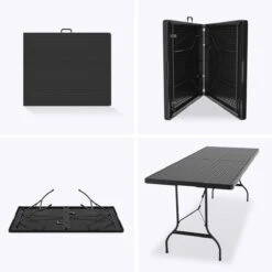 LifeGoods Klaptafel - Inklapbaar - 180 Cm - 6 Tot 8 Personen - Zwart 21 LifeGoods Klaptafel - Inklapbaar - 180 Cm - 6 Tot 8 Personen - Zwart -Tuinbenodigdheden Bevordering 1200x1200 929