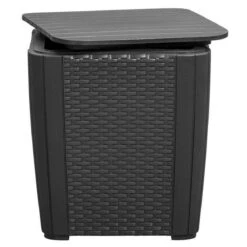 ALLIBERT Keter Luzon Opbergtafel - 39x39x43cm - Donkergrijs -Tuinbenodigdheden Bevordering 1200x1200 930