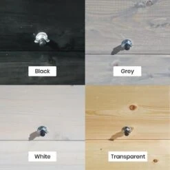 GoudmetHout Inklapbare Balkontafel - Balkonbar - Balkon Tafel - 99 Cm - Hout - Transparant Wash - Reling Smal -Tuinbenodigdheden Bevordering 1200x1200 955