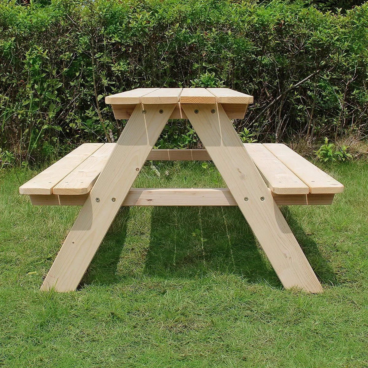 MaxxGarden Kinder Picknicktafel - 90x79x50cm - Hout 8 MaxxGarden Kinder Picknicktafel - 90x79x50cm - Hout - Afbeelding 6