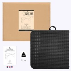 LifeGoods Klaptafel - Inklapbaar - 120 Cm - 4 Personen - Zwart 21 LifeGoods Klaptafel - Inklapbaar - 120 Cm - 4 Personen - Zwart -Tuinbenodigdheden Bevordering 1200x1200 969