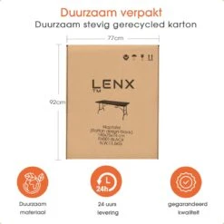Lenx Klaptafel - Inklapbare Tafel - Opvouwbare Tuintafel - Vouwtafel - Inclusief Handvat En 2 Tafelkleden - 180x75x74cm - 6 Tot 8 Personen 19 Lenx Klaptafel - Inklapbare Tafel - Opvouwbare Tuintafel - Vouwtafel - Inclusief Handvat En 2 Tafelkleden - 180x75x74cm - 6 Tot 8 Personen -Tuinbenodigdheden Bevordering 1200x1200 980
