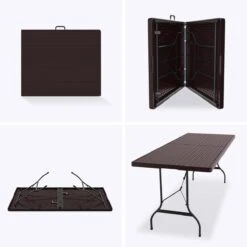 LifeGoods Klaptafel - Inklapbaar - 180 Cm - 6 Tot 8 Personen - Bruin 20 LifeGoods Klaptafel - Inklapbaar - 180 Cm - 6 Tot 8 Personen - Bruin -Tuinbenodigdheden Bevordering 1200x1200 998