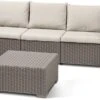 Allibert California Loungeset - 5 Personen - Cappuccino -Tuinbenodigdheden Bevordering 1200x376 2