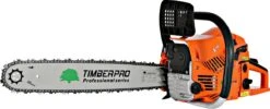 TIMBERPRO - Kettingzaag – Benzine - 62 Cc - Zwaardlengte 50 Cm - Transportzak - 2e Ketting -Tuinbenodigdheden Bevordering 1200x484 1