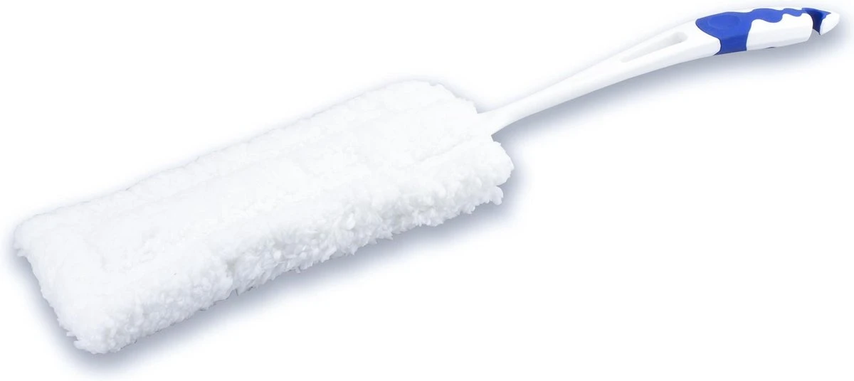 2- Delige Verwarming Schoonmaakset Blauw/wit - Microvezel Borstel - Radiator Borstel 60 Cm 4 2- Delige Verwarming Schoonmaakset Blauw/wit - Microvezel Borstel - Radiator Borstel 60 Cm - Afbeelding 2