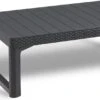 Allibert Lyon Tuintafel - 116x71,5x66/40 Cm - Grafiet -Tuinbenodigdheden Bevordering 1200x576 1