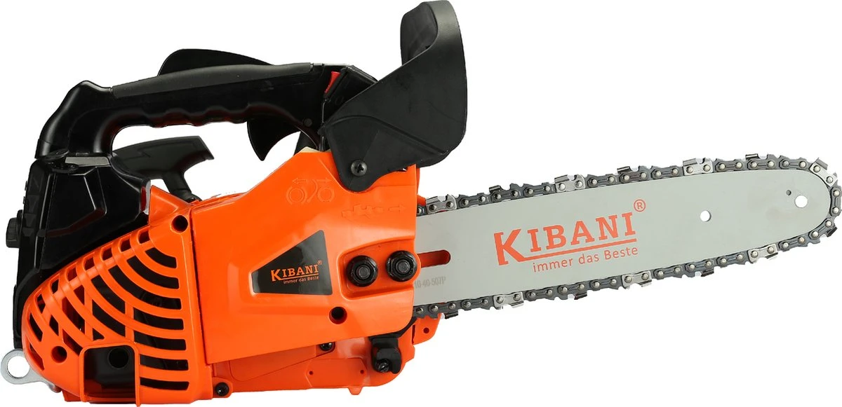 Kibani Kettingzaag Benzine - 25.4 Cc / 1 Pk 2-takt Motor - Zwaardlengte 25 Cm / 10 Inch – Easy-Startsysteem - Snoeizaag 10 Kibani Kettingzaag Benzine - 25.4 Cc / 1 Pk 2-takt Motor - Zwaardlengte 25 Cm / 10 Inch – Easy-Startsysteem - Snoeizaag - Afbeelding 8