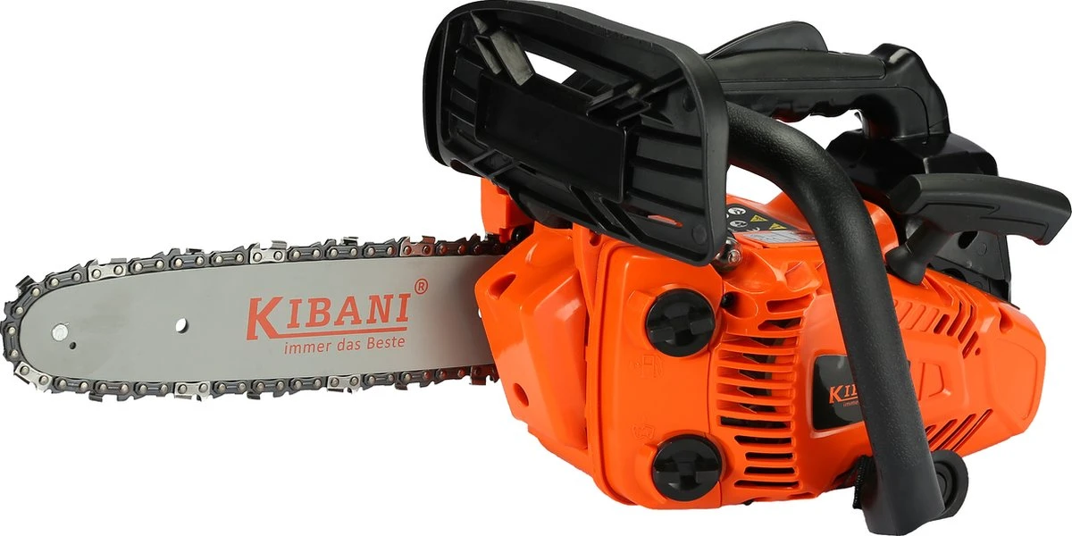 Kibani Kettingzaag Benzine - 25.4 Cc / 1 Pk 2-takt Motor - Zwaardlengte 25 Cm / 10 Inch – Easy-Startsysteem - Snoeizaag 7 Kibani Kettingzaag Benzine - 25.4 Cc / 1 Pk 2-takt Motor - Zwaardlengte 25 Cm / 10 Inch – Easy-Startsysteem - Snoeizaag - Afbeelding 5