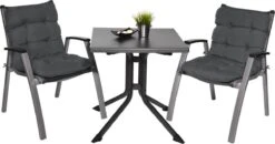 Beautissu Flair NL – Set Van 2 Tuinkussen Lage Rug Antraciet – 100x50 Cm – Zitkussen Matraskussen Voor Tuin Meubelen -Tuinbenodigdheden Bevordering 1200x631 3