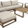 Alice's Garden Loungeset Mendoza - Acacia - 5 Plaatsen - Beige