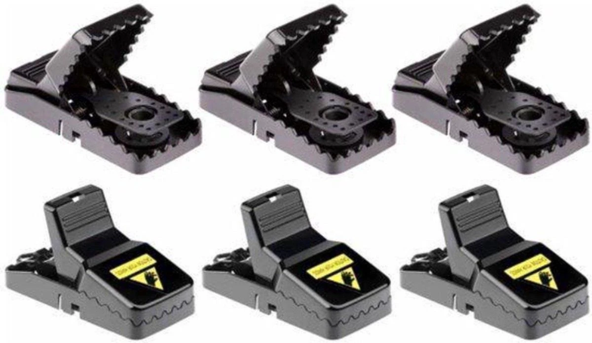 Merkloos Muizenval - 6 Stuks - Ongedierte 4 Merkloos Muizenval - 6 Stuks - Ongedierte - Afbeelding 2