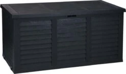 Merkloos Kussenbox - Tuinkist - Antraciet - 380L