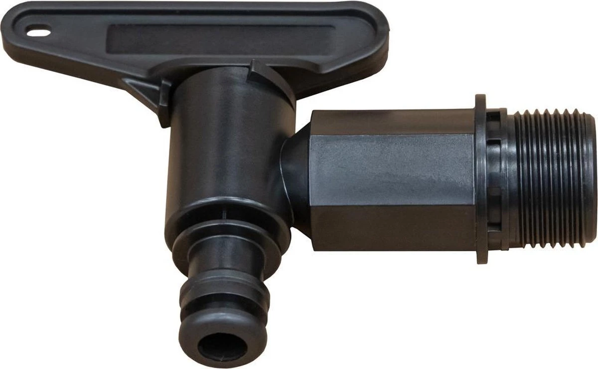 Luxe Voordeelset 100L Antraciet Rainsaver Regenton + Kraan + Voet + Vulautomaat| Muurmodel 5 Luxe Voordeelset 100L Antraciet Rainsaver Regenton + Kraan + Voet + Vulautomaat| Muurmodel - Afbeelding 3