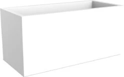 Elho Vivo Matt Finish Lang Wielen 90 - Grote Staande Plantenbak Voor Binnen & Buiten - Gemaakt Van Gereycled Plastic - L 39 X W 88 X H 41 Cm - Wit -Tuinbenodigdheden Bevordering 1200x744 3