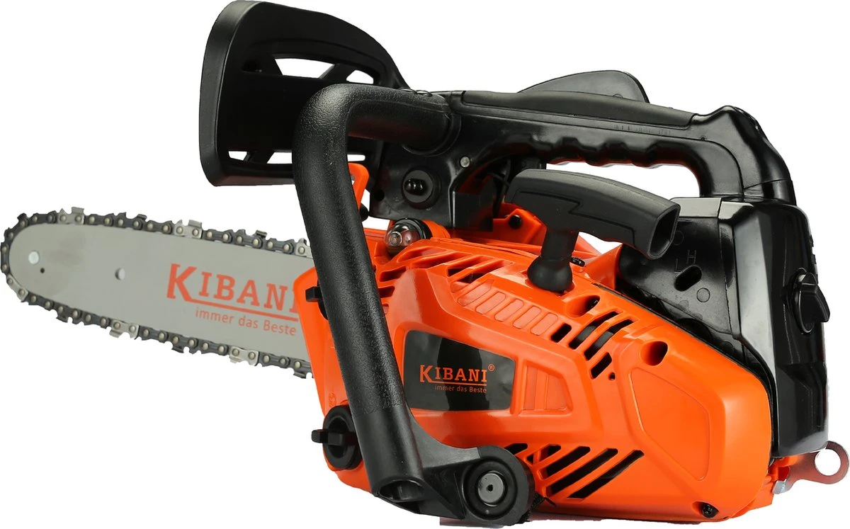 Kibani Kettingzaag Benzine - 25.4 Cc / 1 Pk 2-takt Motor - Zwaardlengte 25 Cm / 10 Inch – Easy-Startsysteem - Snoeizaag 9 Kibani Kettingzaag Benzine - 25.4 Cc / 1 Pk 2-takt Motor - Zwaardlengte 25 Cm / 10 Inch – Easy-Startsysteem - Snoeizaag - Afbeelding 7