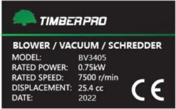 TIMBERPRO - Bladblazer - Benzine - Met Zuig En Versnipperfunctie - Blaassnelheid 225 Km/h - Opvangzak 45 L -Tuinbenodigdheden Bevordering 1200x747