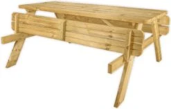 Goedkopepicknicktafels.nl | 180cm Lange Picknicktafel | Tuintafel 6 Persoons | De Luxe 180cm Lang | Geïmpregneerd Grenen Hout! -Tuinbenodigdheden Bevordering 1200x762 2