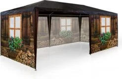 Casaria Apres-Ski Hut Party Tent - 18m² - 3x6m Met 6 Zijpanelen -Tuinbenodigdheden Bevordering 1200x778 3