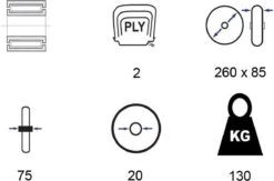 Benson Bolderkarwiel Steekwagenwiel Met Luchtband 3.00-4 | Asgatdiameter 20mm Rollager | Hoogte Wiel 26cm -Tuinbenodigdheden Bevordering 1200x794 1