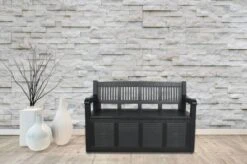 Merkloos Opbergbank Van Kunststof | 130 X 60 Cm | Antraciet 16 Merkloos Opbergbank Van Kunststof | 130 X 60 Cm | Antraciet -Tuinbenodigdheden Bevordering 1200x799 130