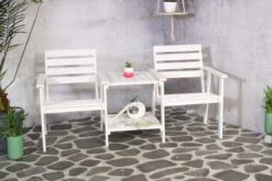 Tuinbank - Romeo Tete A Tete - Wit - 170cm -Tuinbenodigdheden Bevordering 1200x800 202
